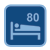 Camp capacity is 80 beds