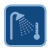 showers with hot water